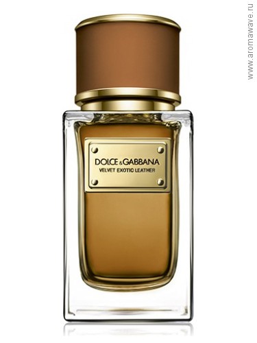 Dolce And Gabbana Velvet Exotic Leather